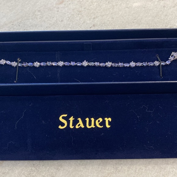 Stauer Merelani Tanzanite Bracelet NIB - Picture 2 of 3